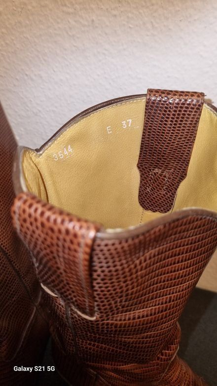 Scarpe da donna: Stiefel von Armando Pollini Design, Gr. 37, Braun – Usato da Zürich venduto da Big 3