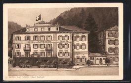 AK Bad Ragaz, Hotel Lattmann, 1924