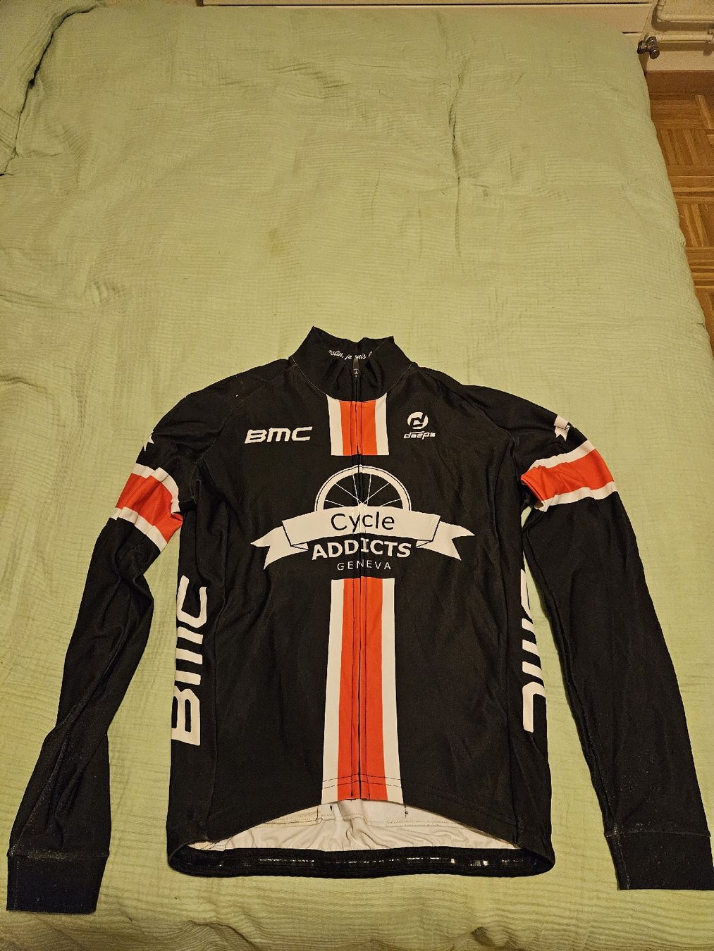 Canottiere & Pantaloni: Maillot vélo polaire – Usato da Petit-Lancy venduto da the_9c6q