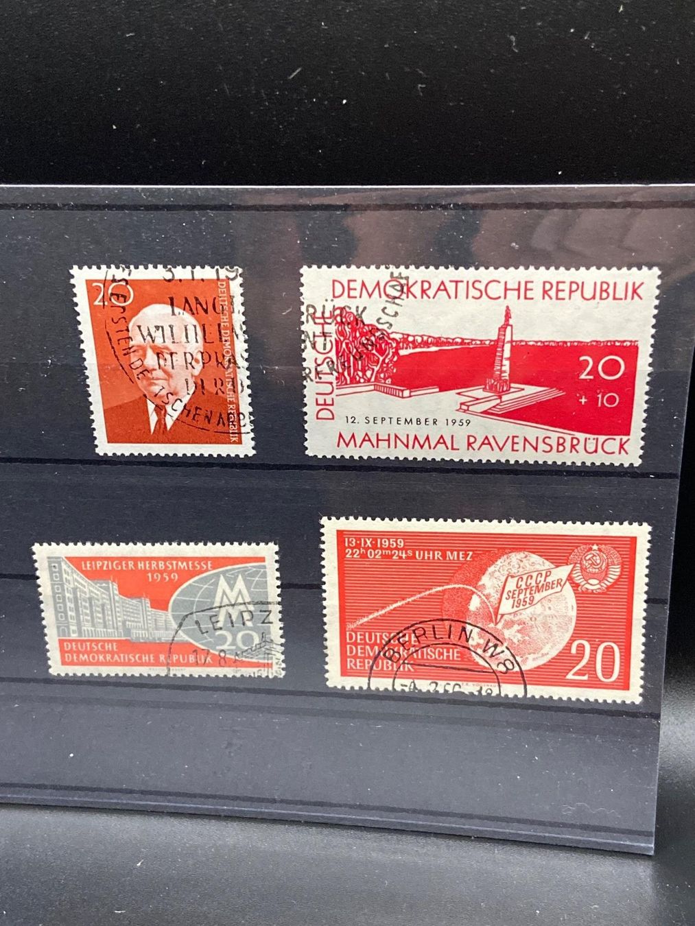 Tutti i francobolli: DDR 1959 Piek / Lunik 2 ges – Usato da Wil SG venduto da fva01