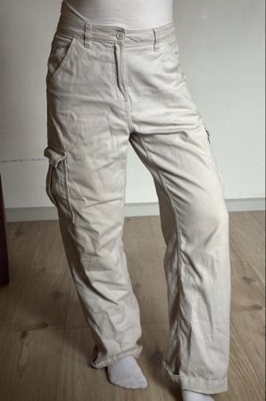 Coole Beige Cargo Hose, Grösse M/L H&M, Baggy