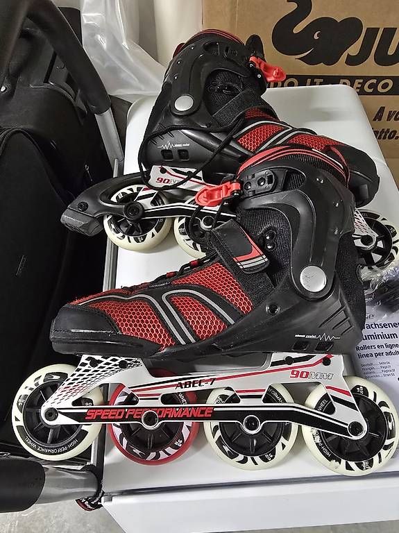 Pattini in linea & Pattini a rotelle: Inline Skates / Rollerblades Grösse 43 gebraucht – Usato da Langendorf venduto da Mali125 2