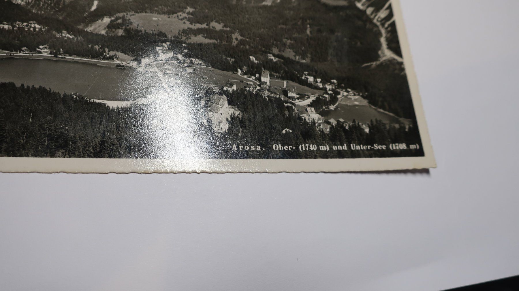 Cartoline postali: Arosa Ober und Unter-See  1947 – Usato da Cormoret venduto da Pascalll2001 2