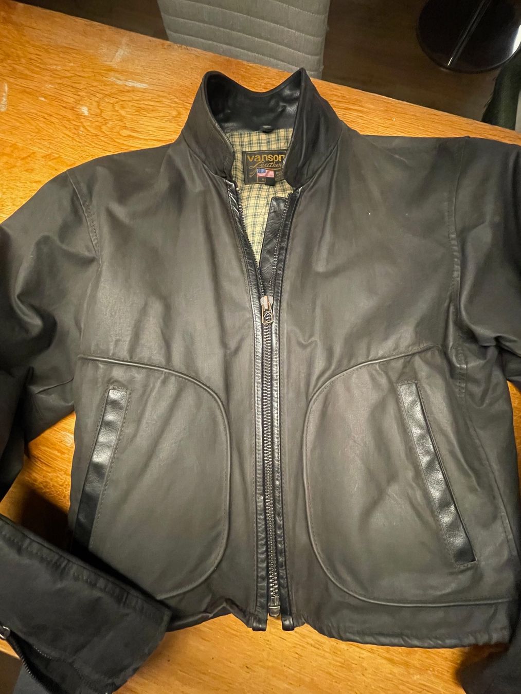 Vanson Leathers Jacken: VANSON - Coffee Racer Jacket (waxed) – Gebraucht aus Stein am Rhein von Moverlander 1
