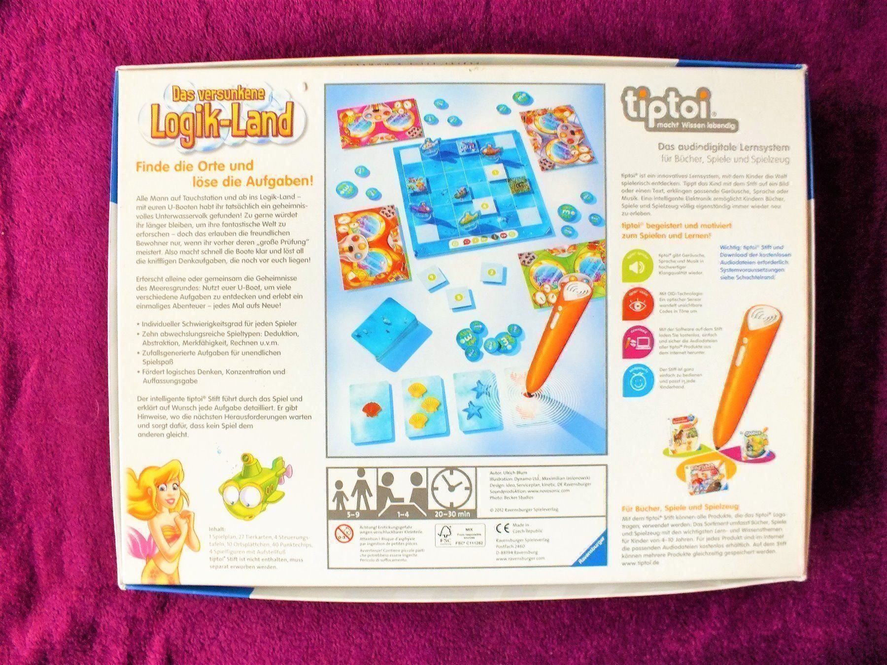 Ravensburger Jeux: tiptoi Spiel - Das versunkene Logik - Land – D'occasion à Müllheim Dorf par Seeeule01 4
