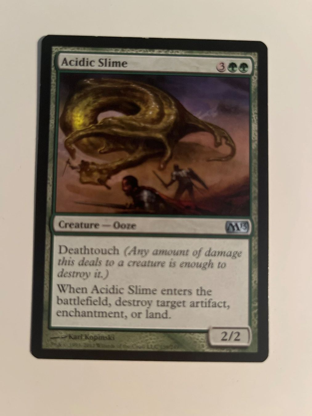 Magic The Gathering Carte collezionabili: 1 x Acidic Slime - Magic: The Gathering - MtG – Usato da Kriens venduto da Shadi1980