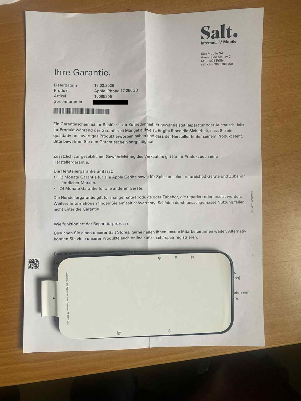 Apple Handys / Smartphones: Apple iPhone 17, 256 GB, Schwarz, Neu – Neu und originalverpackt aus Allschwil von mick-fed 1