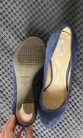 Geox Damenschuhe Rauleder blau Gr. 41