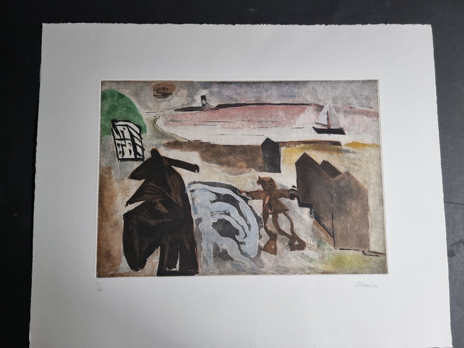 Grafica & Litografie: HELLSTERN MAX RADIERUNG SIGNIERT NUMMERIERT – Usato da Gersau venduto da grafik-kunst 2