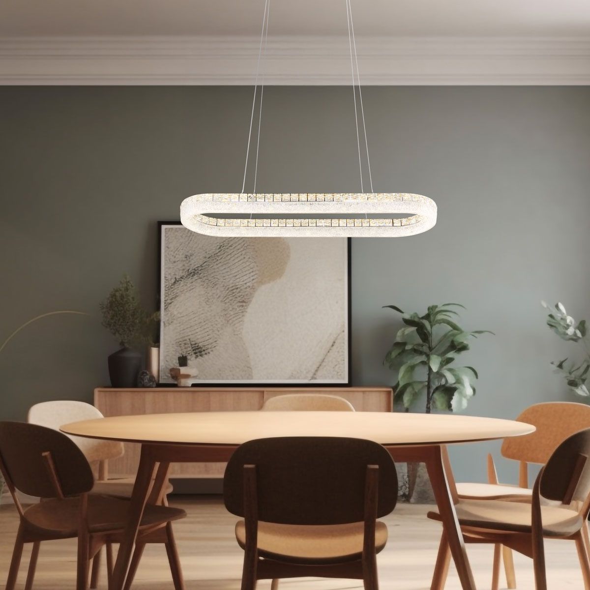 Lampadari & plafoniere: LED Pendelleuchte, CCT, 100 cm x 32 cm – Nuovo (secondo la descrizione) da Kreuzlingen venduto da Smart-Light 1