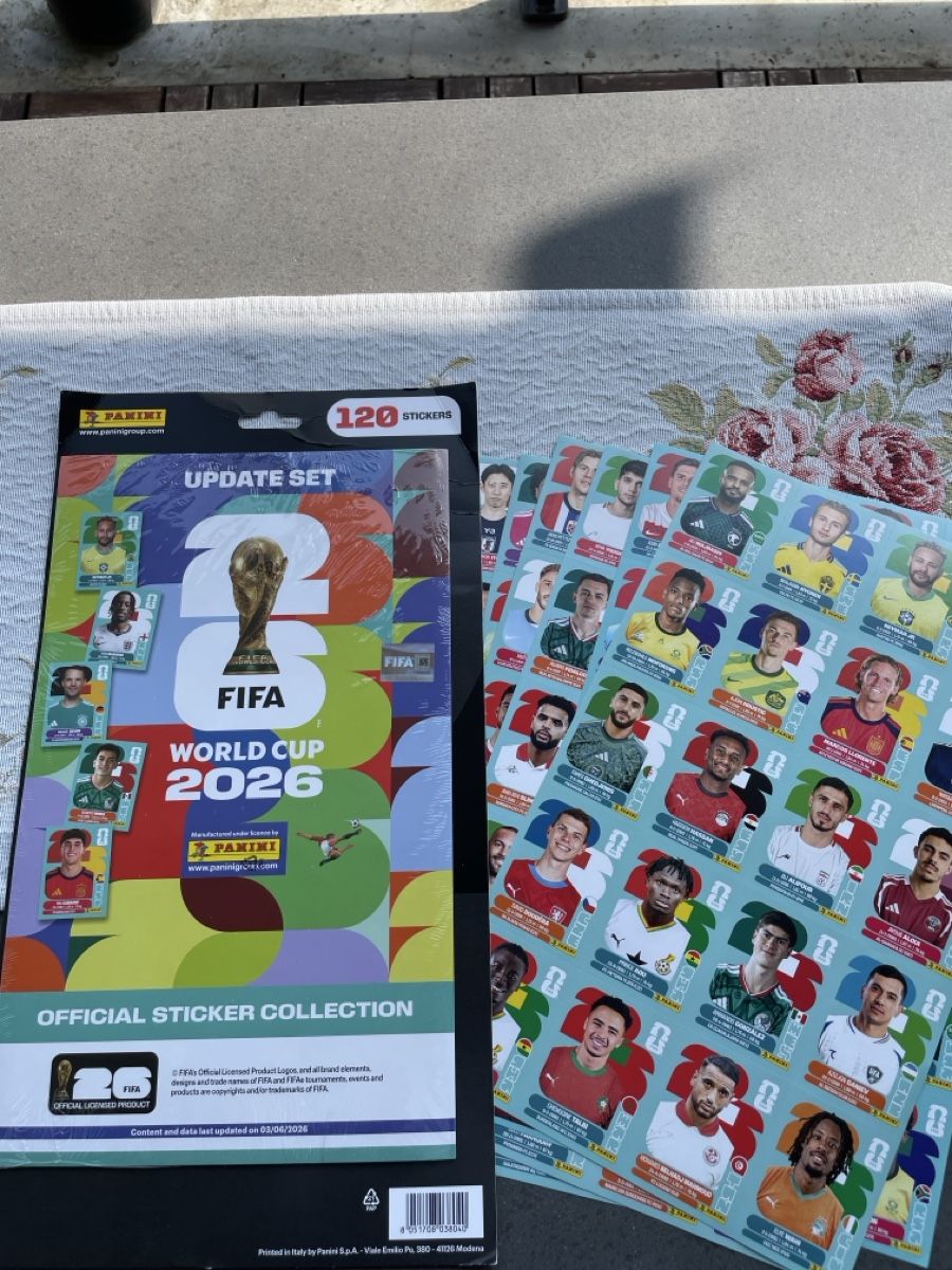 Sticker: FIFA World cup 2026 Update set (120 Stickers) – Usato da Horgen venduto da ChibiZZ 1