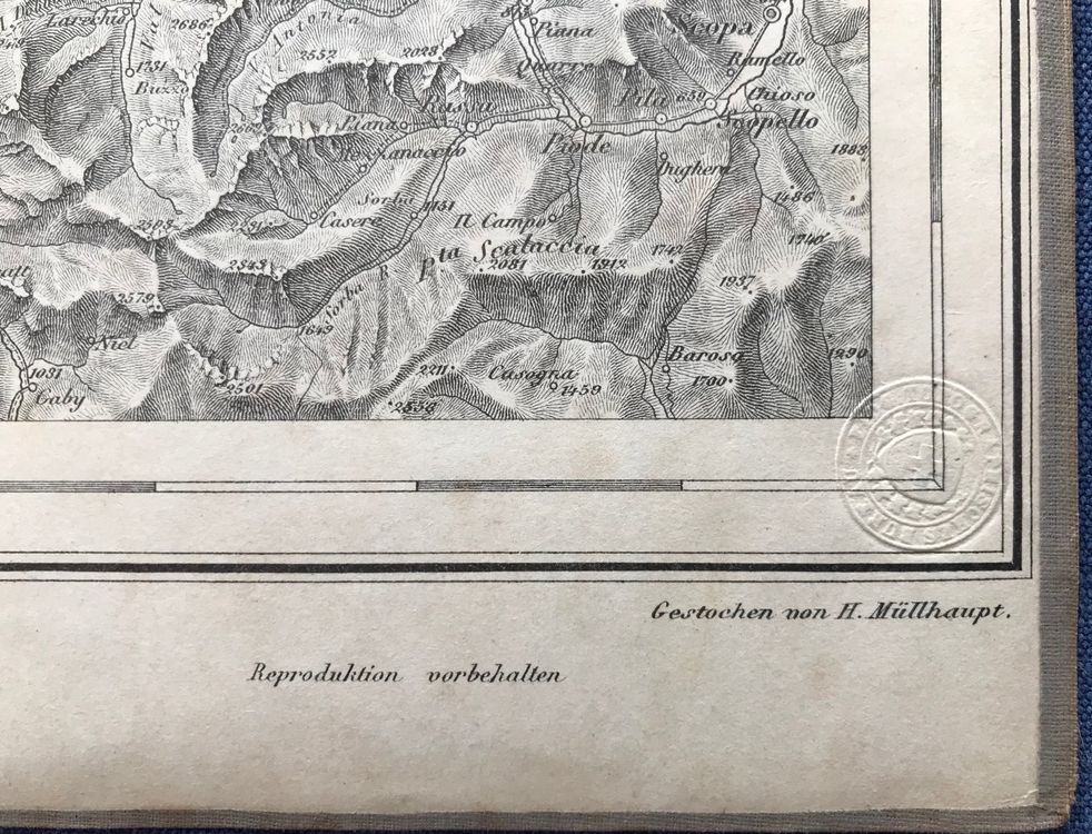 Generalkarte der Schweiz 1:250 000, Blatt lll,  1902 6