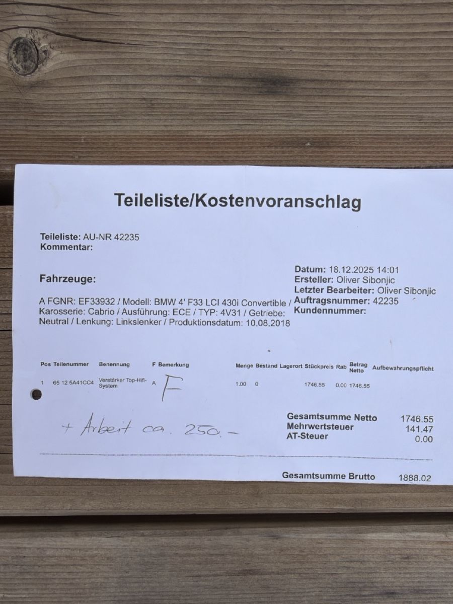 Autos: Verstärker Top-Hifi-System – Gebraucht aus Studen BE von mme_zv2z 4