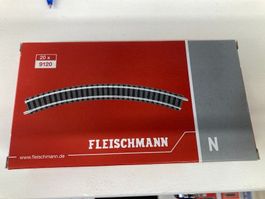 Fleischmann Spur N 9120 geb. Gleis R1, 20 St. neu in OVP