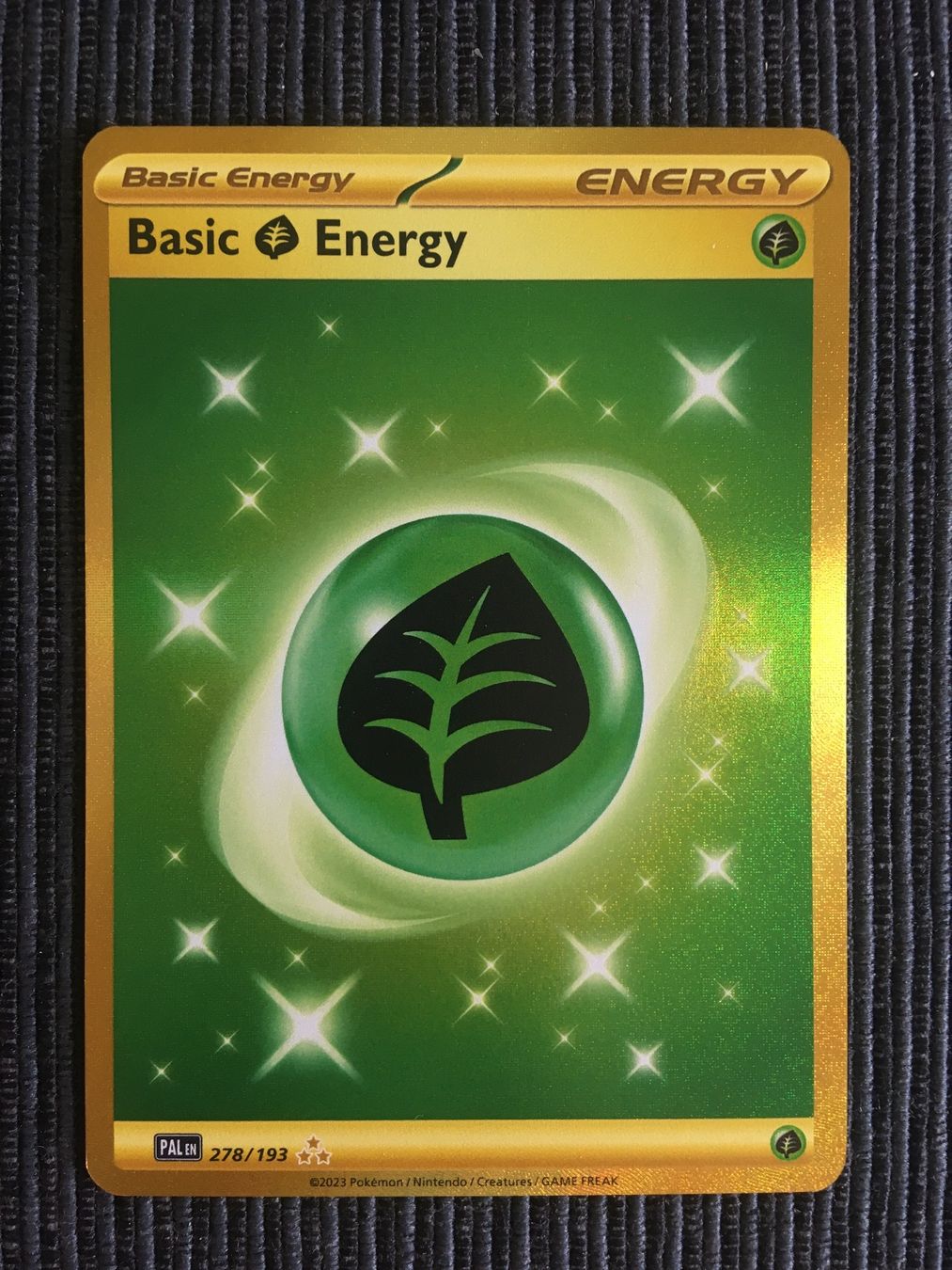 Pokémon Sammelbilder & Trading cards: Pokemon Paldea Evolved Gold Energy Basic ENG – Neu (gemäss Beschreibung) aus Wabern von Collectfun