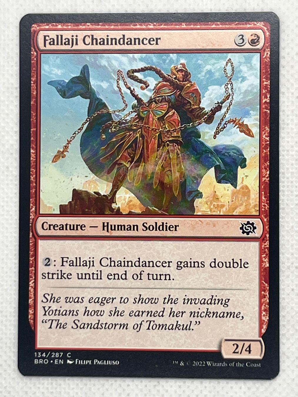 Magic The Gathering Carte collezionabili: MTG Fallaji Chaindancer BRO 134 Englisch Common – Usato da Hinterkappelen venduto da Kim1992