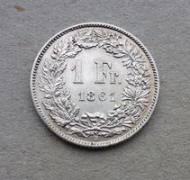 ++ 1.- Franken 1861