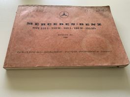 Mercedes-Benz Catalog „B“ 1968