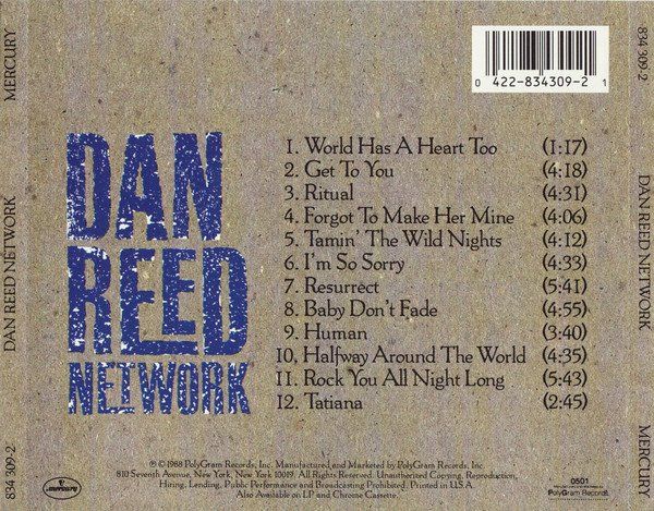 CD: CD Dan Reed Network - S/t (1988) – Usato da Möriken AG venduto da mineralia 1