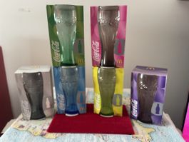 6 Coca-Cola Gläser McDonald's Edition neu in OVP