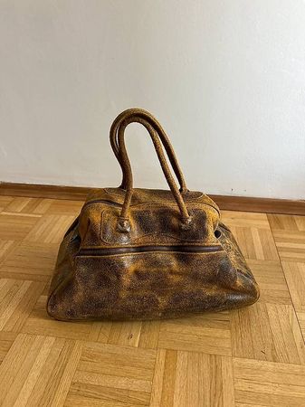 Borsa da viaggio in pelle vintage