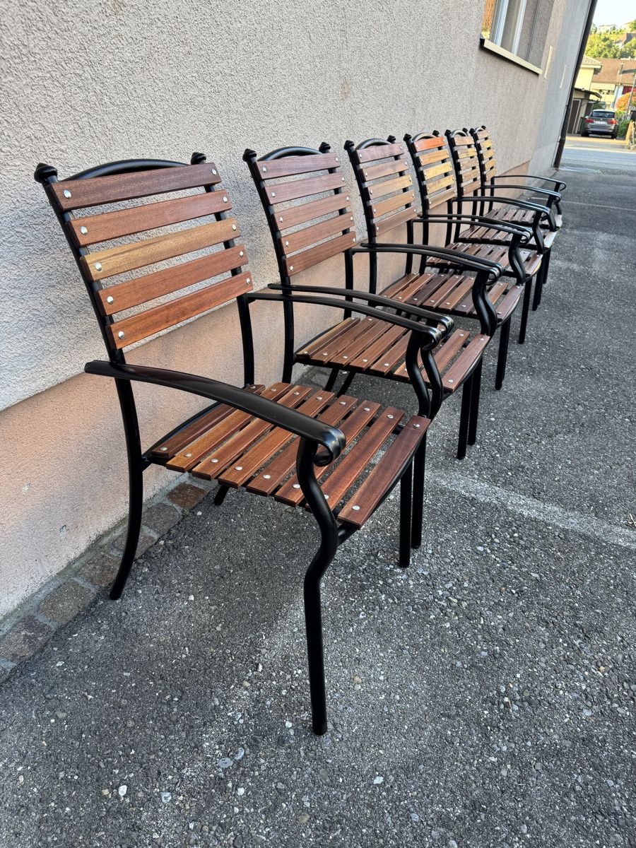 Sedie: 6 Gartenstuhl aus Teakholz – Usato da Gränichen venduto da onkel_xxl 4
