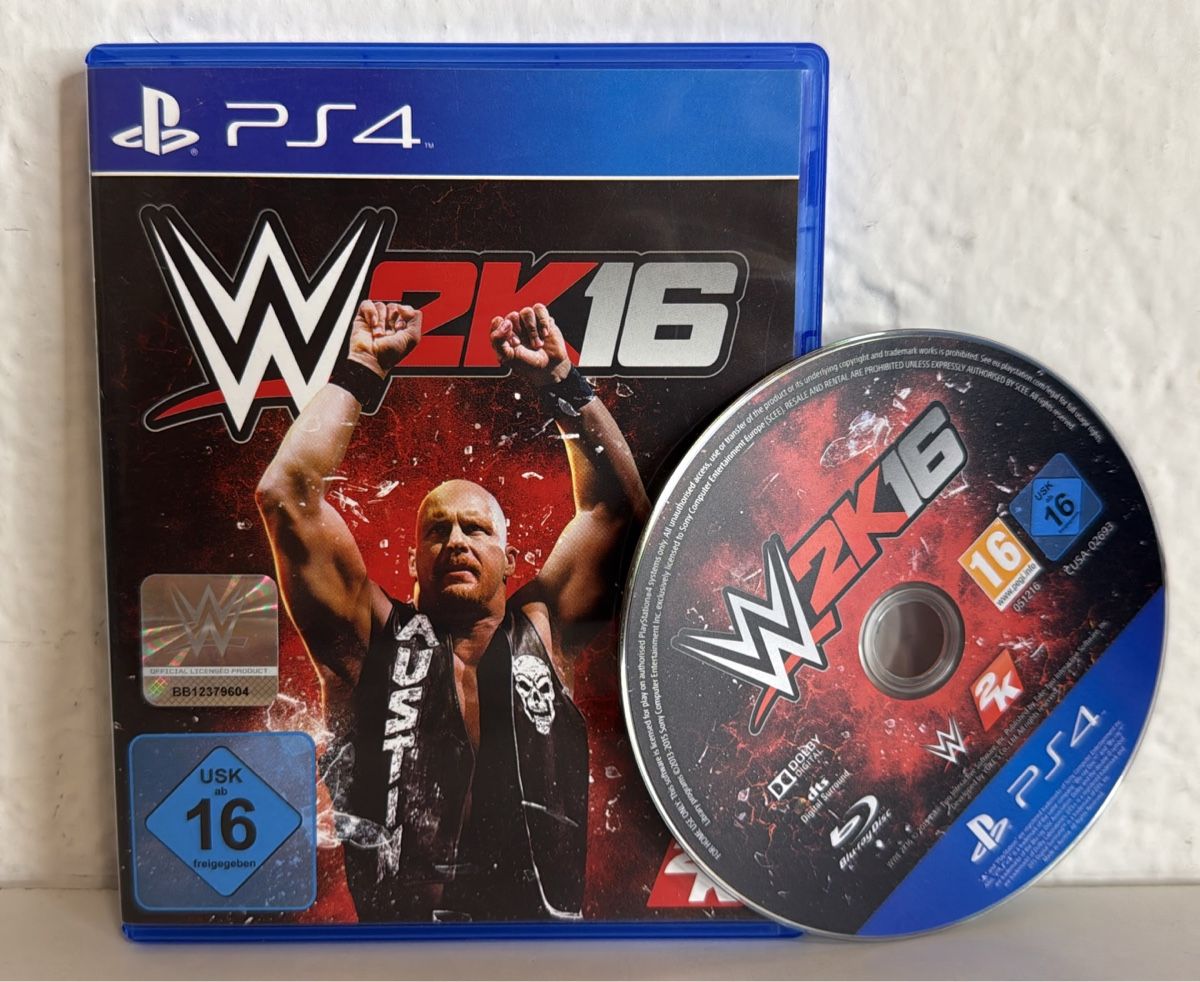 Sony Giochi: PS4/PS5 WWE 2K16 Video Game Disc and Case – Usato da Ehrendingen venduto da bubulence