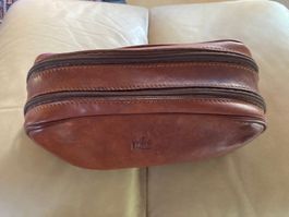 Kulturtasche Necessaire von piké in Leder neuwertig