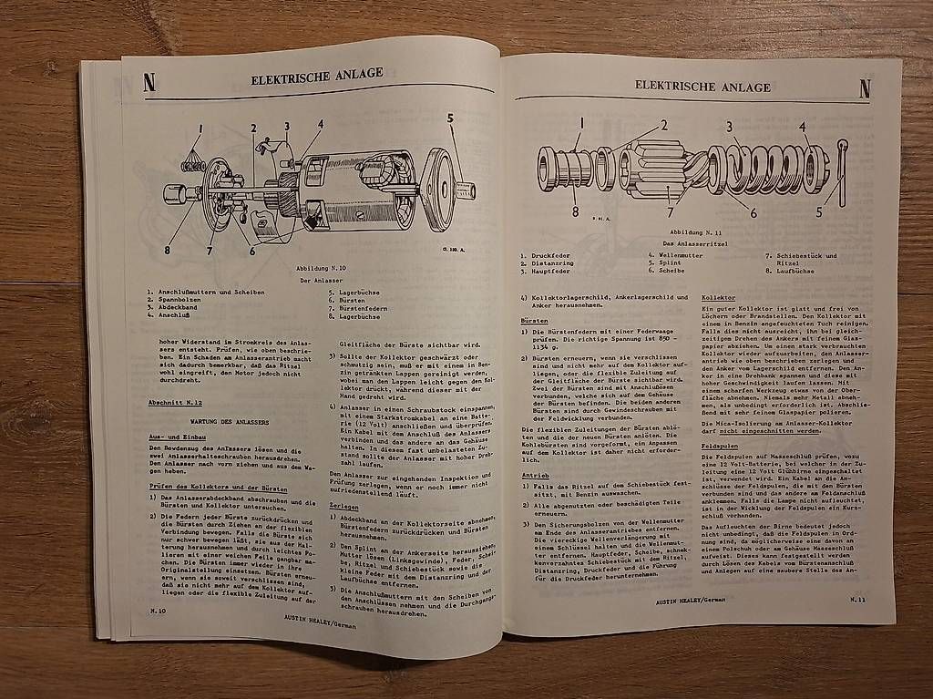 Libri: Austin Healey 3000 Werkstatthandbuch (deutsch) – Usato da Gümligen venduto da Corsica0 4