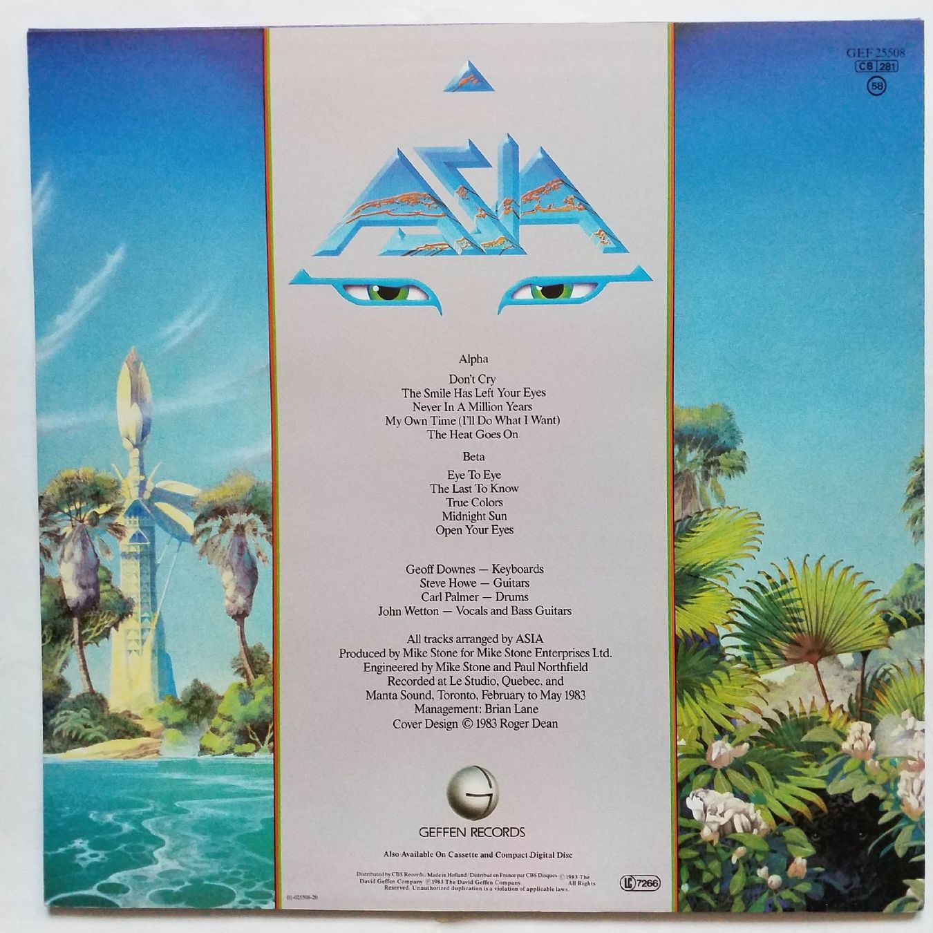 Dischi in vinile: ASIA,  alpha - 1st 1983 press  - NEW - – Nuovo (secondo la descrizione) da Yverdon-les-Bains venduto da Jacotreut 1