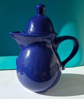 Royal blaue Tee Kaffeekanne, Vintage Design