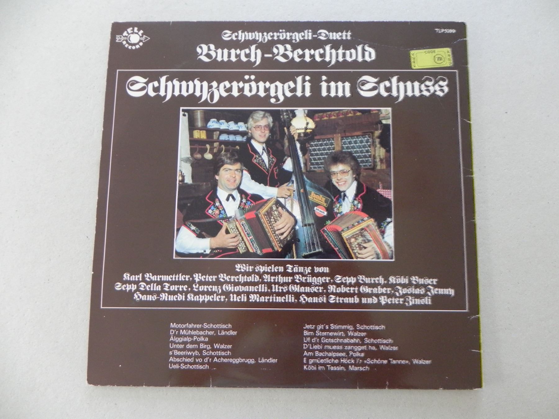 Dischi in vinile: Volksmusik CH LP Burch Berchtold Sarnen – Usato da Siebnen venduto da krimsie 1