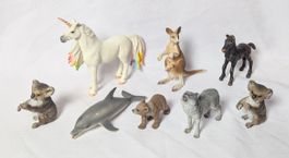 8er Konvolut Schleich Sammel Figuren Tiere & Fabelwesen