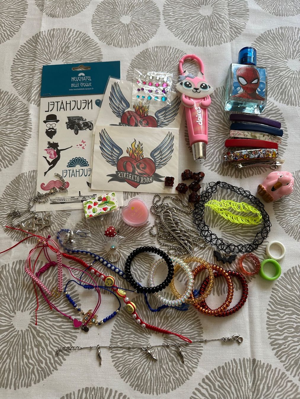 Lot De Bijoux Fantaisie Divers - Multicolore, Métaux Mixtes - Occasion