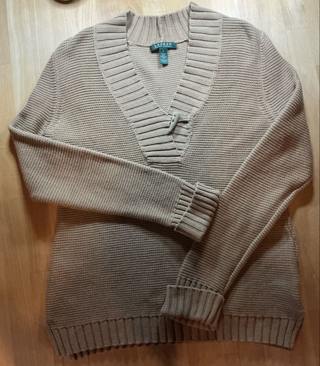 Ralph Lauren Maglioni & Felpe: Lauren Ralph Lauren StrickPulli, Beige, Grösse L – Usato da Belp venduto da embudu20