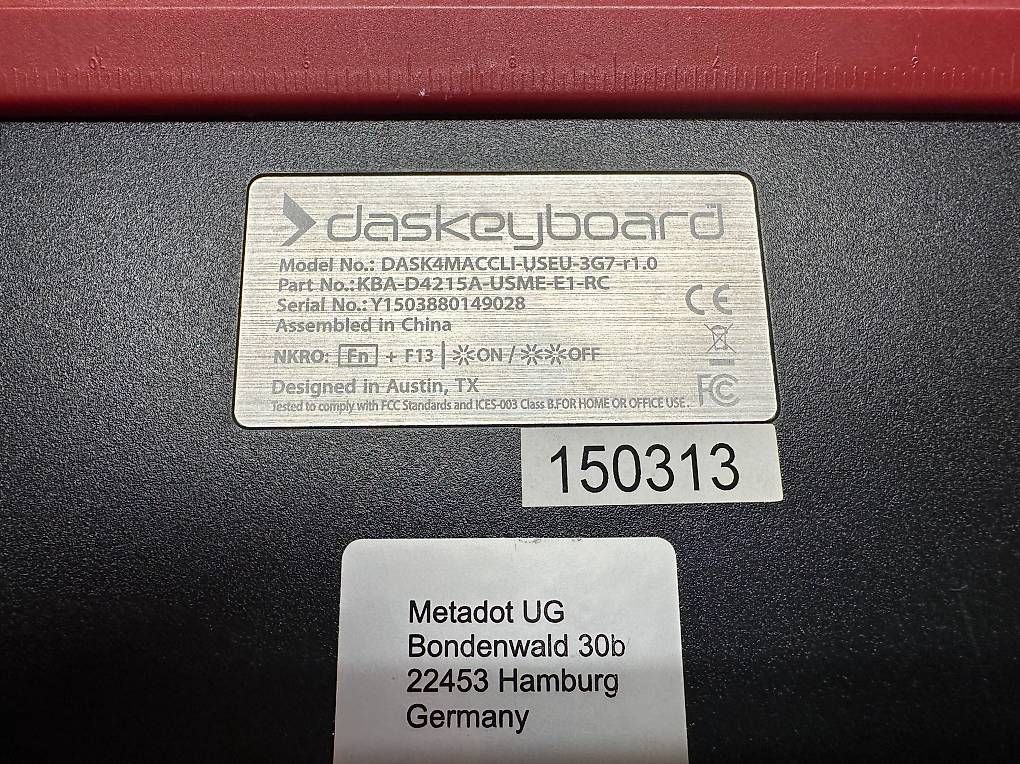 Tastiere: Das Keyboard 4 Professional for Mac - US Layout – Usato da Zürich venduto da cocoapriest 2