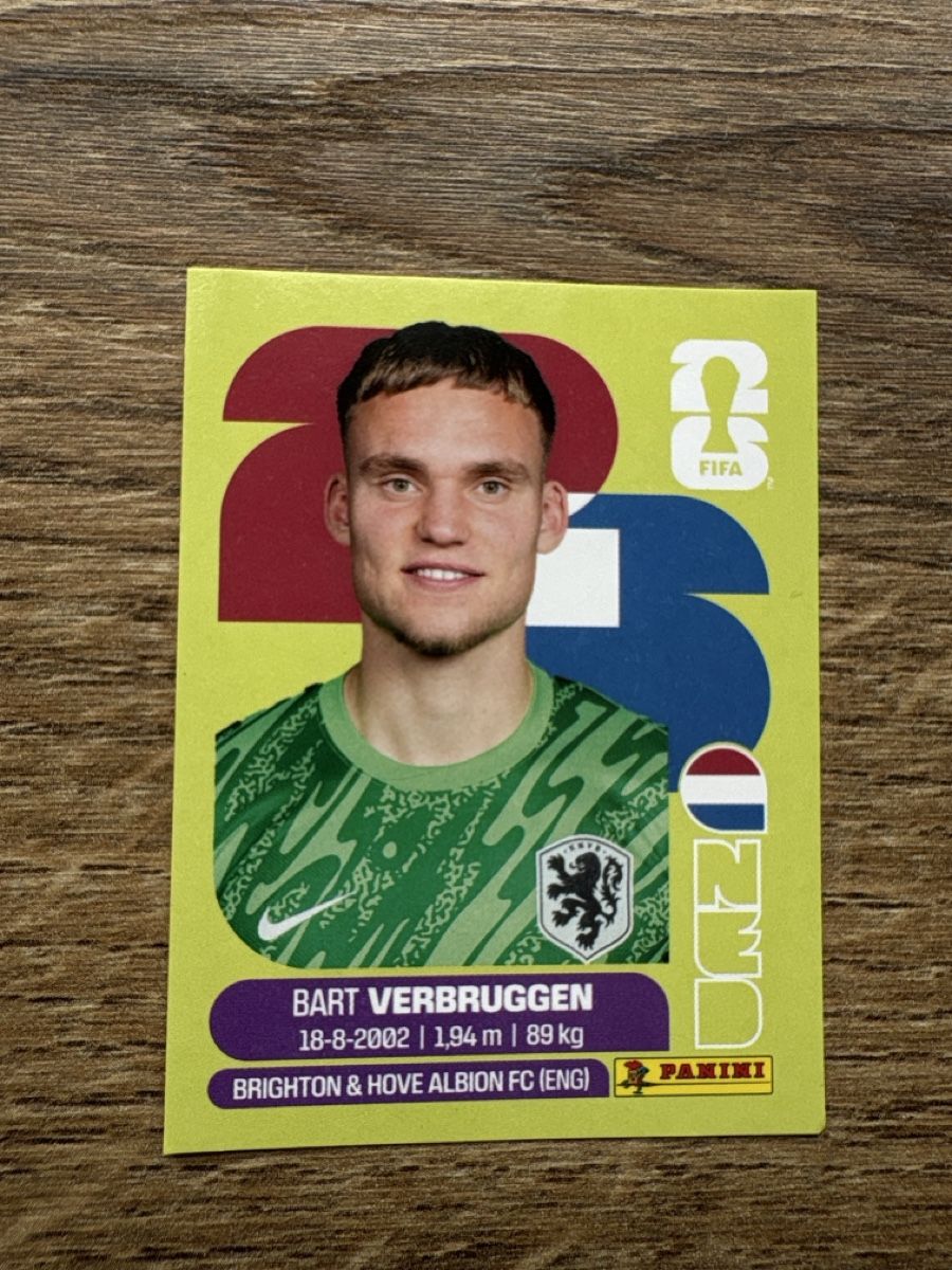 Panini Carte collezionabili: Panini WM 2026 Bart Verbruggen Sticker – Nuovo (secondo la descrizione) da Menznau venduto da Hetfield85