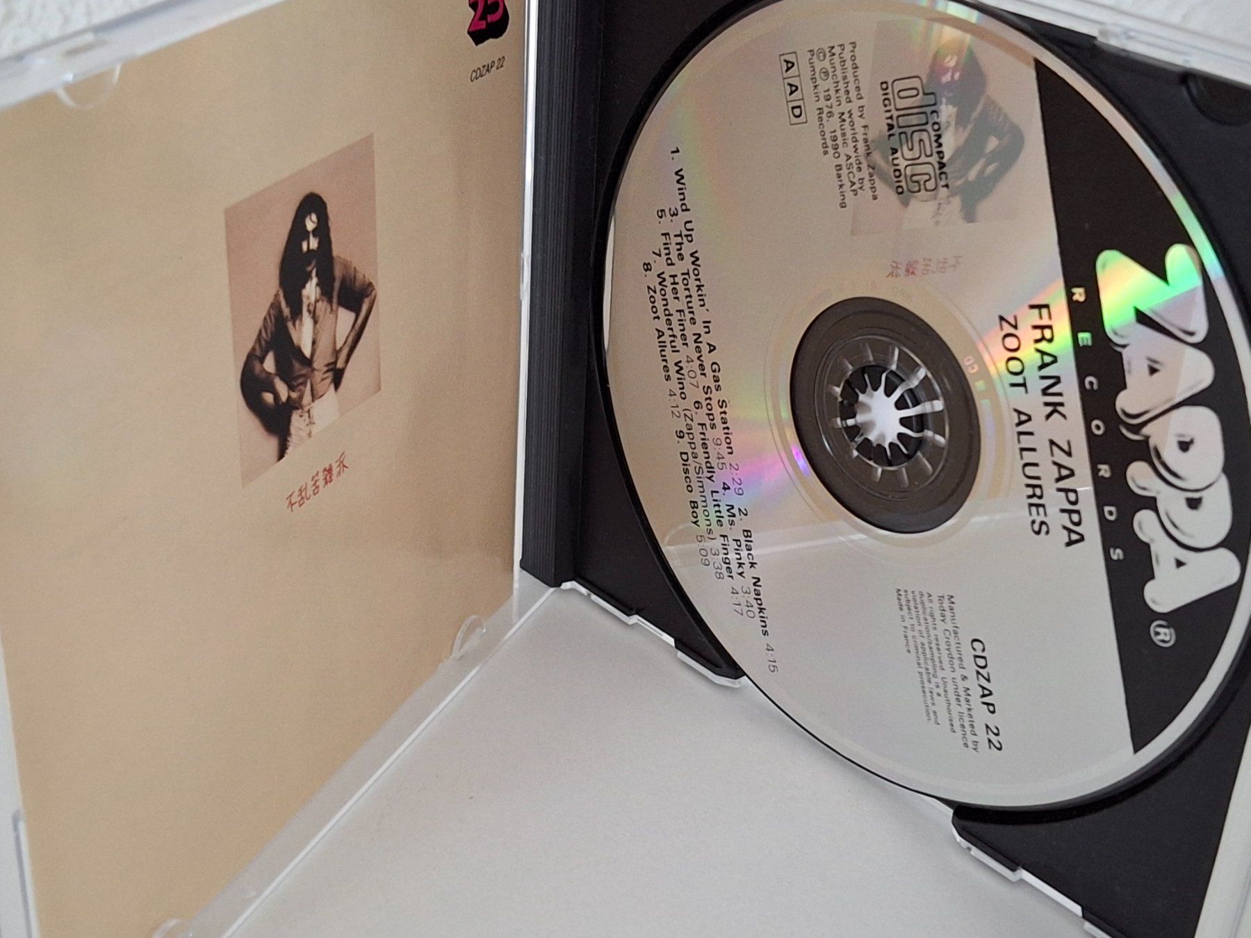 CD: CD Frank Zappa - Zoot Allures - – Usato da Aarberg venduto da Jackup1 2