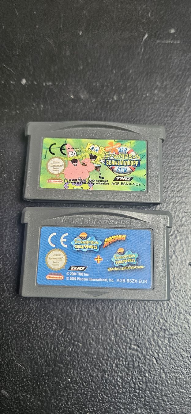 Nintendo Spiele: SpongeBob Der Film + Squarepants + Battle for Bikini Bottom – Gebraucht aus Belp von Ginus85