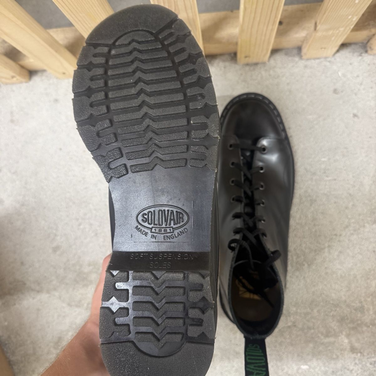 Solovair Herrenschuhe: Solovair Monkey Boot (45.5) – Neu (gemäss Beschreibung) aus Horw von Eomer 6