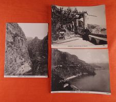 AMALFI ITALIEN, 3 FOTOGRAFIEN UM 1910