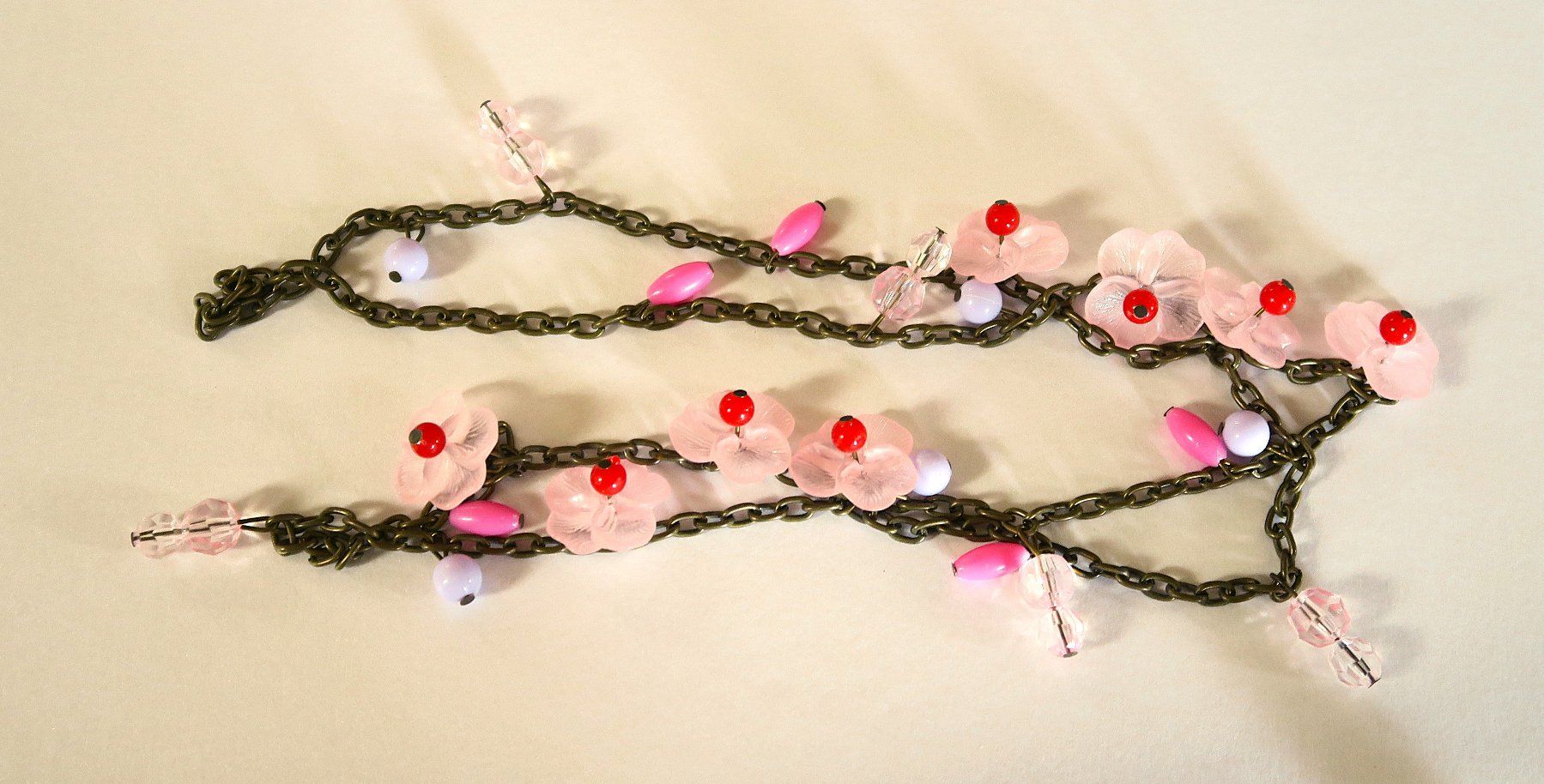Colliers: Ankerkette mit Blumen – D'occasion à Brittnau par marlenestone 2