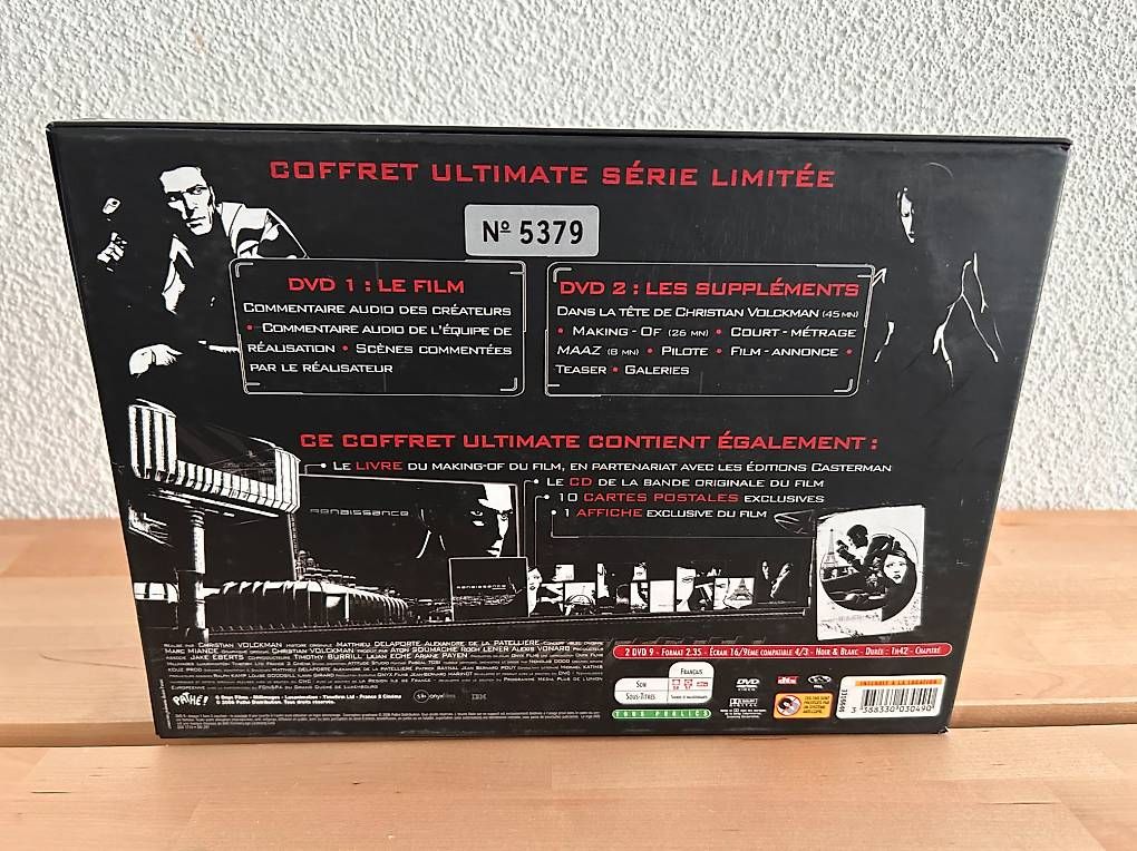 Tutti i DVDs: Renaissance - Paris 2054 Collectors Edition – Usato da Kriens venduto da PoketMaster 1