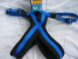 Geschirr Supersoft blau/schwarz, L / XL