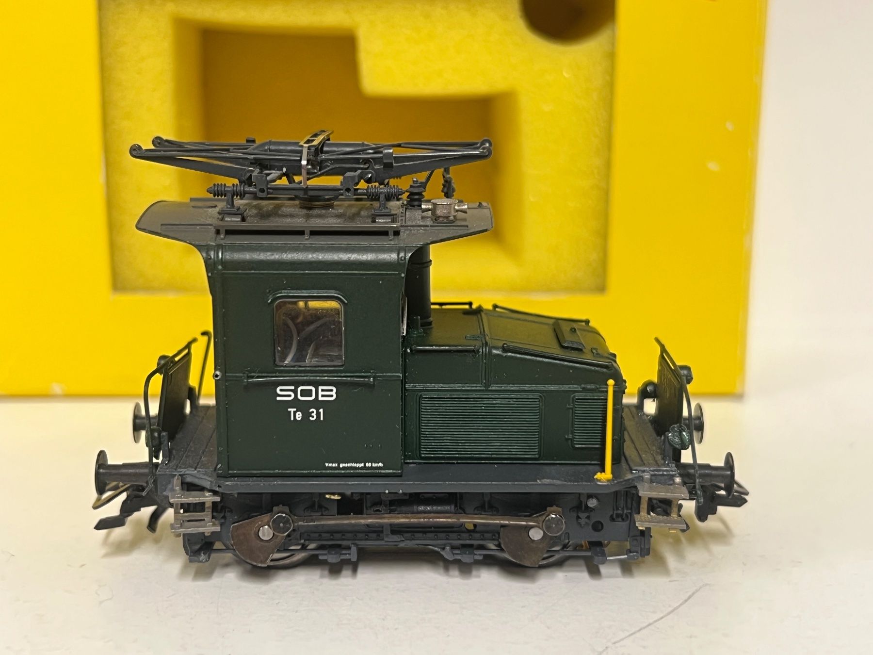 Brawa Modellini di ferrovie: Brawa SOB Te 31 Schienentraktor H0 AC Digital – Difettoso da Geroldswil venduto da TopTrain54 1