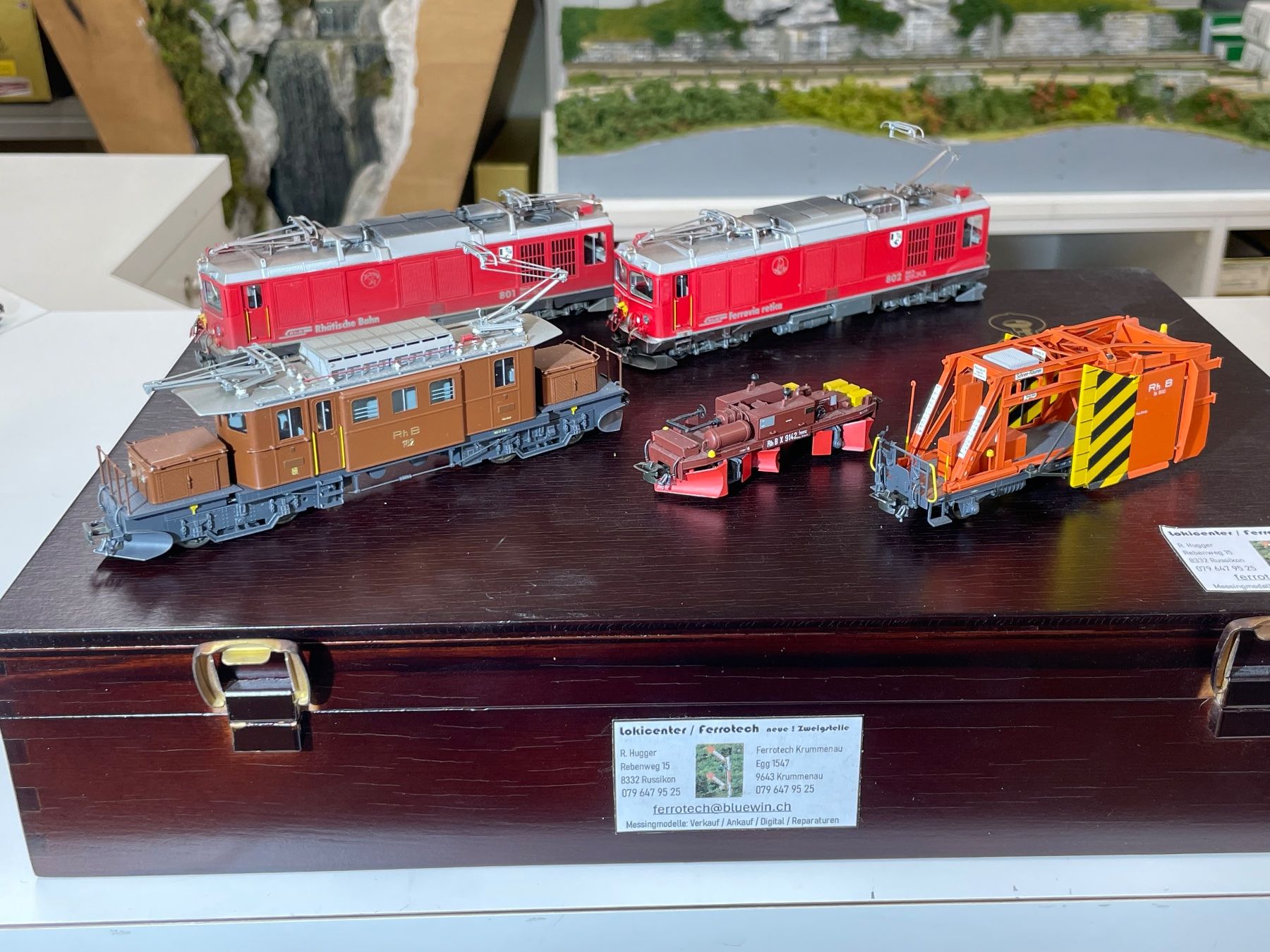 Ferro-suisse Modellini di ferrovie: Ferro Suisse, Bernina Set B – Usato da Krummenau venduto da ferrotech 5