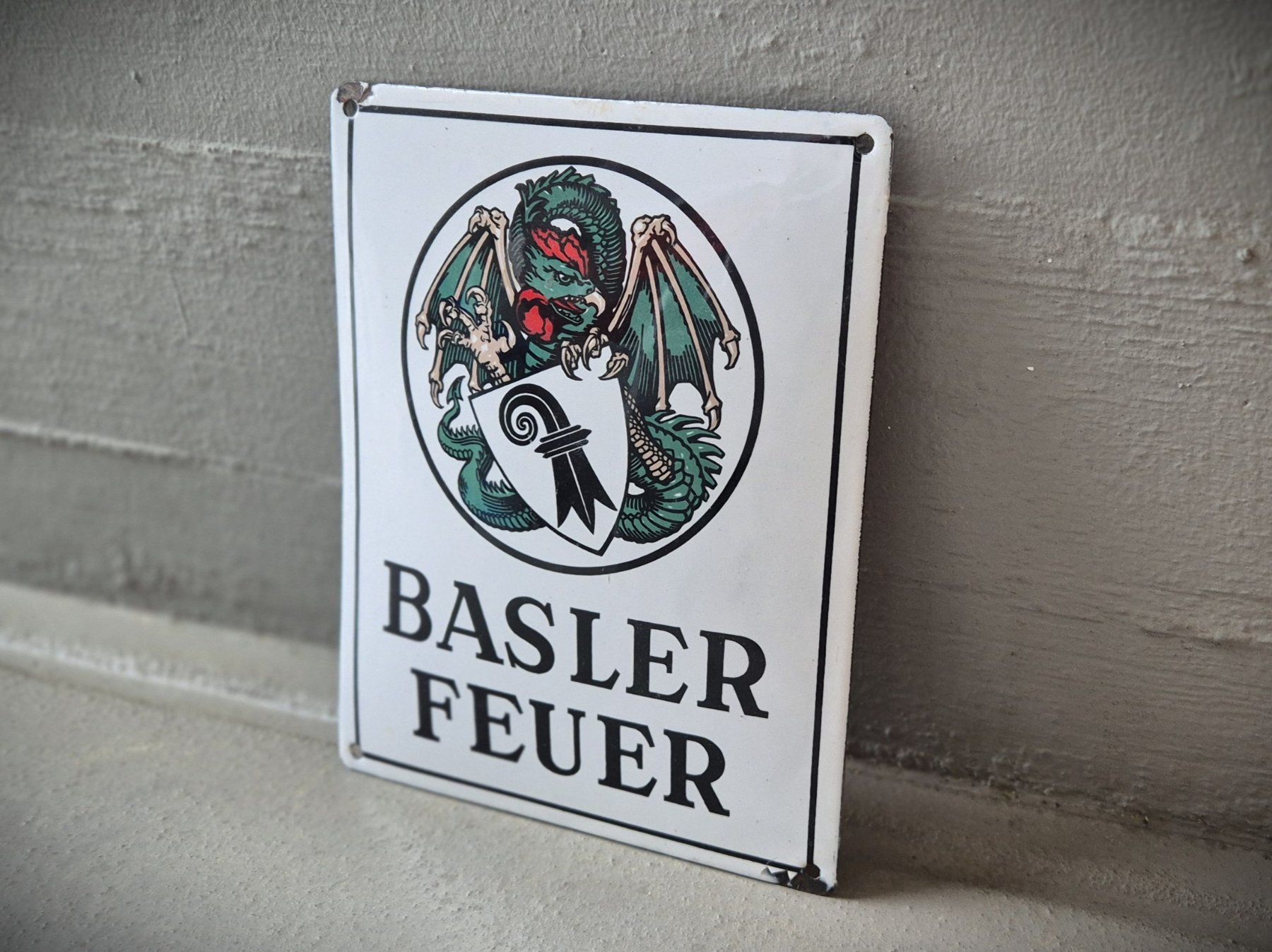 Insegne: BASLER FEUER – Usato da Zürich venduto da brinkosos 1
