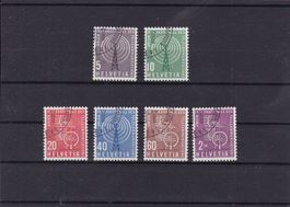SCHWEIZ Dienstmarken 1958