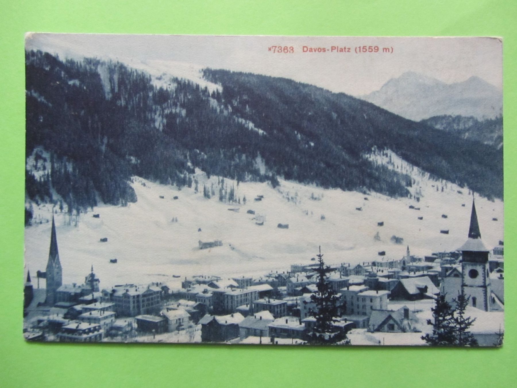 Cartoline postali: Ansichtskartu Davos Platz, um ca.1910 – Usato da Malters venduto da Hausi88
