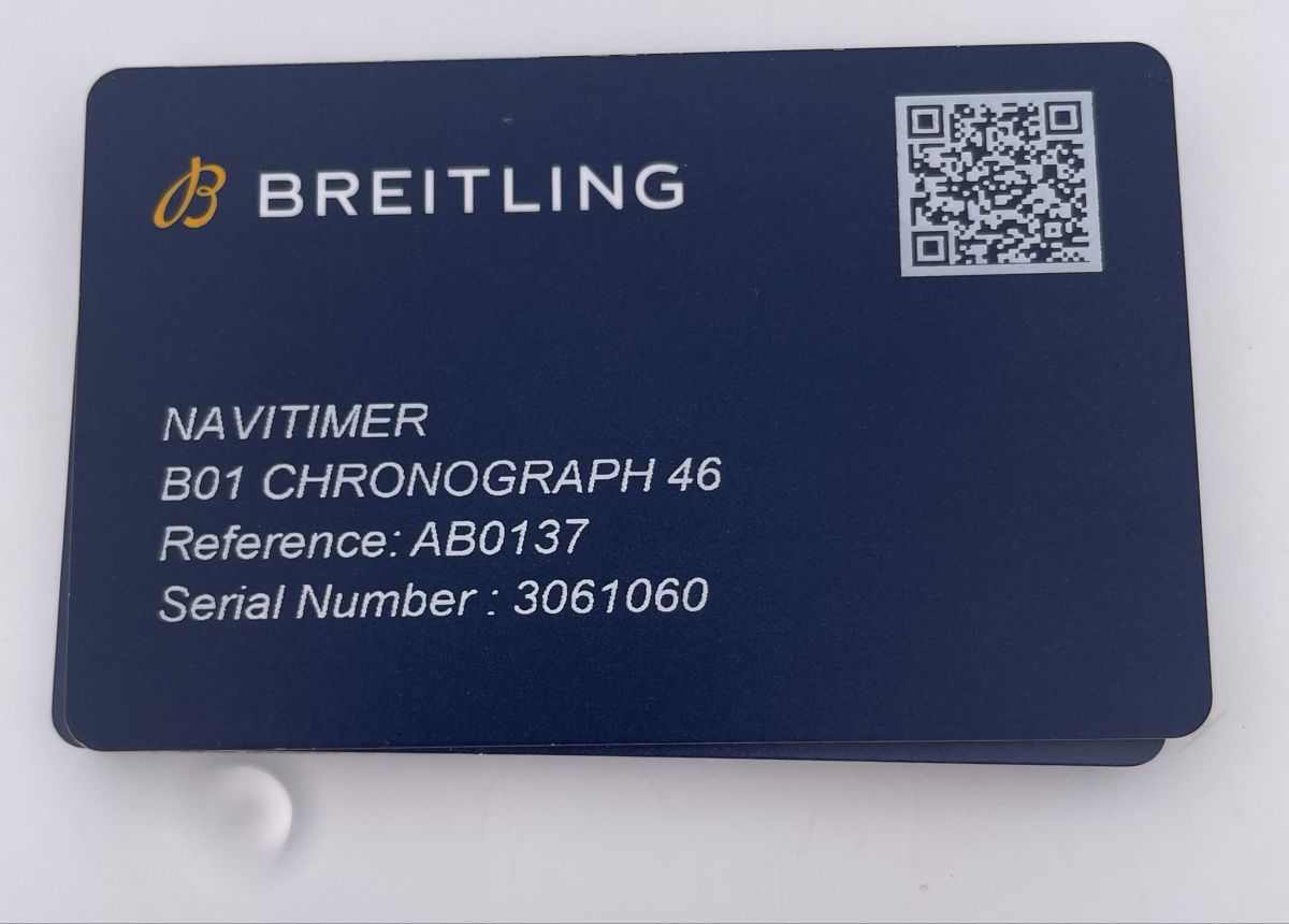 Breitling Orologi: BREITLING NAVITIMER B01 CHRONOGRAPH 46 2025 - AB0137241L1A1 – Nuovo (secondo la descrizione) da Wettingen venduto da eleganceshop 6
